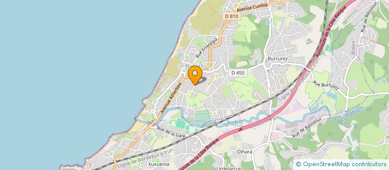 localisation de l'entreprise KERSA AGENCE ARTISTIQUE à BIDART