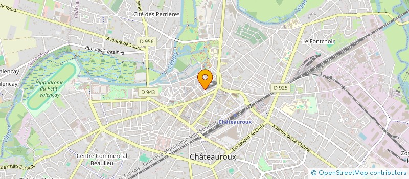 localisation de l'entreprise KERSAHO BEGRAND à CHATEAUROUX