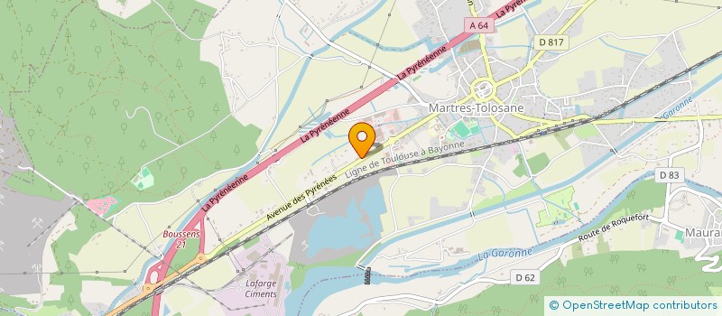 localisation de l'entreprise KERSAJE  MARTRES-TOLOSANE