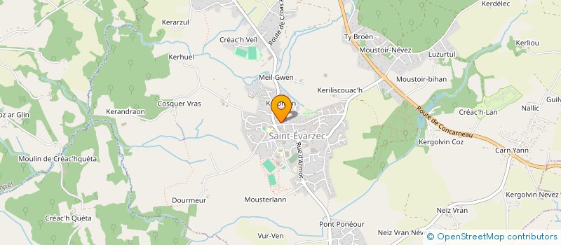 localisation de l'entreprise KERSALE  SAINT-EVARZEC