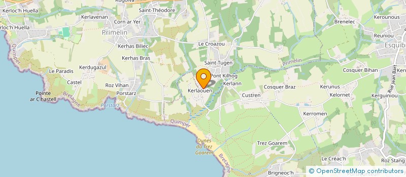 localisation de l'entreprise KERSALINE SARL  AUDIERNE