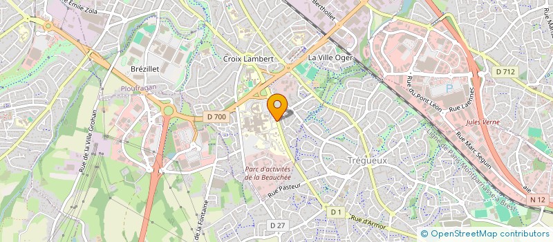 localisation de l'entreprise KERSAMU 22 à SAINT-BRIEUC