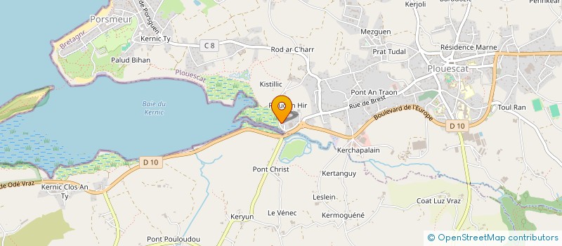 localisation de l'entreprise KERSCAO IMMO  PLOUESCAT