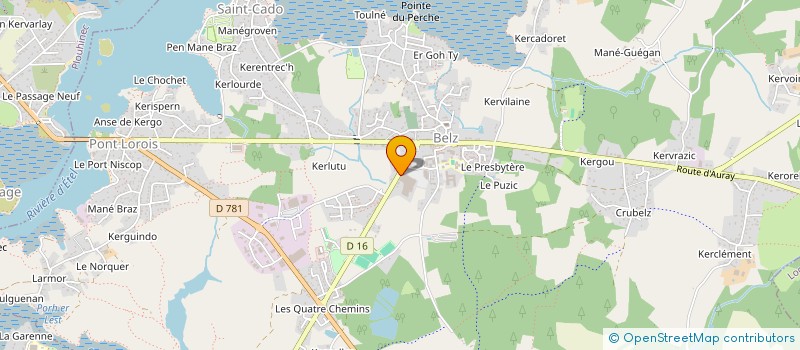 localisation de l'entreprise KERSEGAL à BELZ
