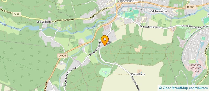 localisation de l'entreprise KERSEGAN  CHEVREUSE