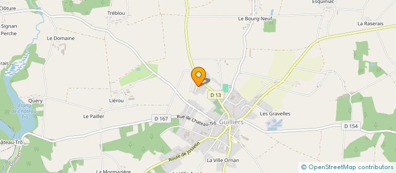 localisation de l'entreprise KERSTANA  GUILLIERS