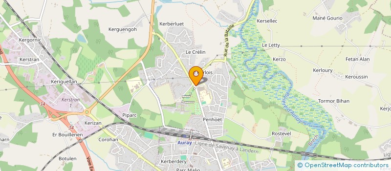 localisation de l'entreprise KERSTE  BRECH