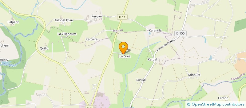 localisation de l'entreprise KERSUN  SAINT-JEAN-BREVELAY