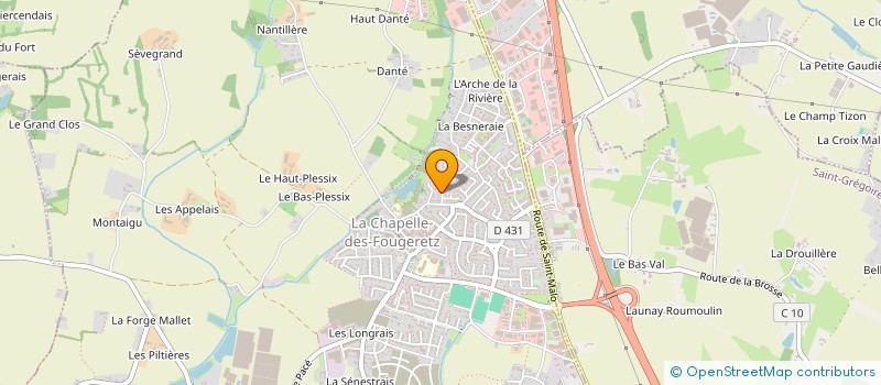 localisation de l'entreprise KERTALENN  LA CHAPELLE-DES-FOUGERETZ