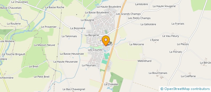 localisation de l'entreprise KERTECH INGENIERIE  BALAZE