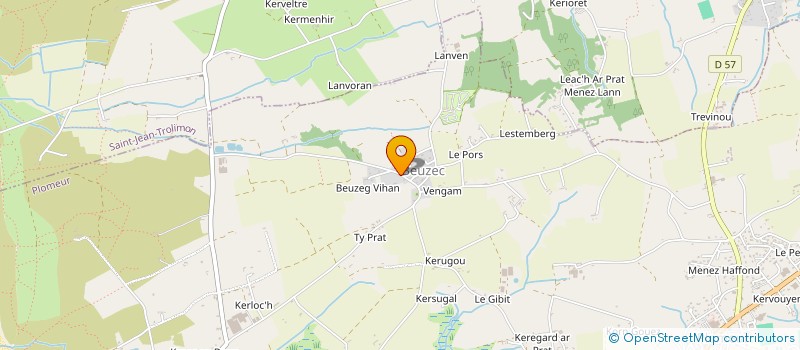 localisation de l'entreprise KERTERRE  PLOMEUR