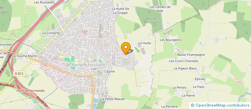 localisation de l'entreprise KERTIGNES  THORIGNE-FOUILLARD