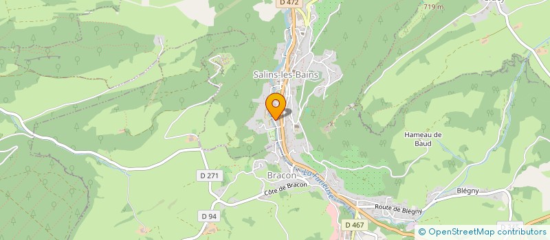 localisation de l'entreprise KERTIGO  SALINS-LES-BAINS