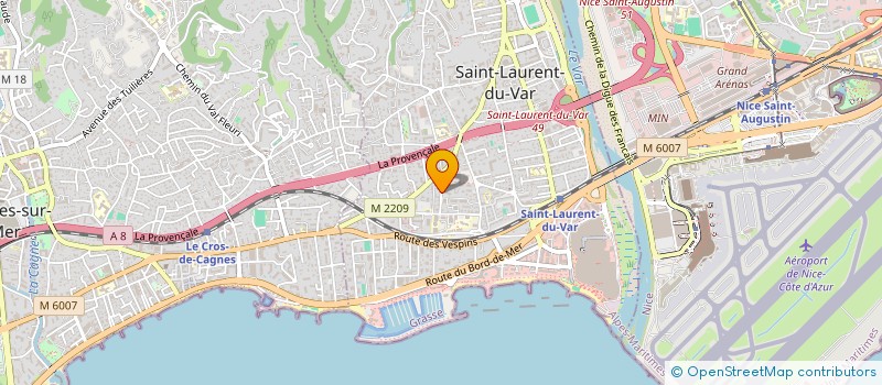 localisation de l'entreprise KERTIKI à SAINT-LAURENT-DU-VAR