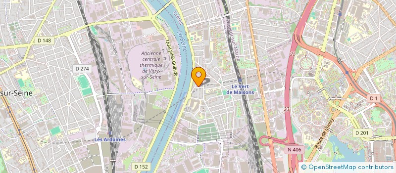 localisation de l'entreprise KERTIS  ALFORTVILLE