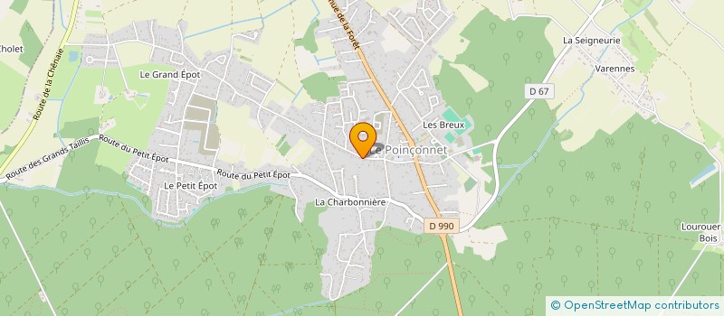 localisation de l'entreprise KERULYS à LE POINCONNET