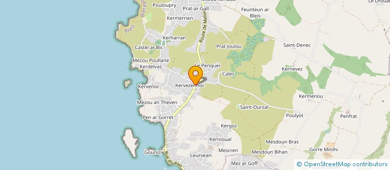 localisation de l'entreprise KERUSTED  PORSPODER