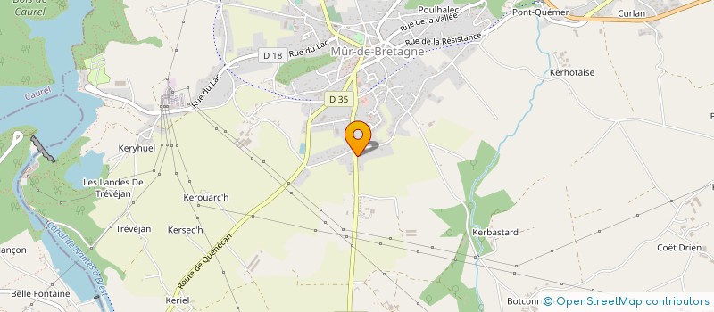 localisation de l'entreprise KERVAGARH  GUERLEDAN