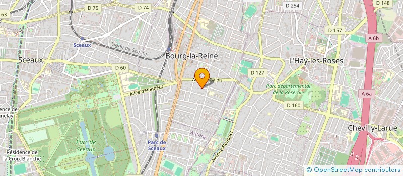 localisation de l'entreprise KERVAIN  BOURG-LA-REINE