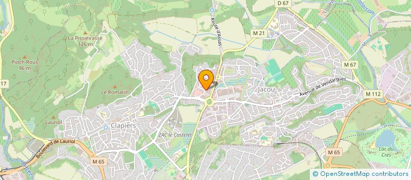 localisation de l'entreprise KERVALION  CLAPIERS