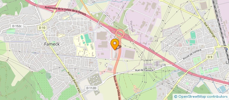 localisation de l'entreprise KERVAN SARL  FAMECK