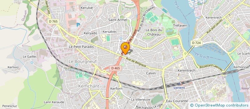 localisation de l'entreprise KERVARREC RENOVATION  LORIENT