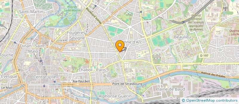 localisation de l'entreprise KERVEL ESCAPE.  RENNES