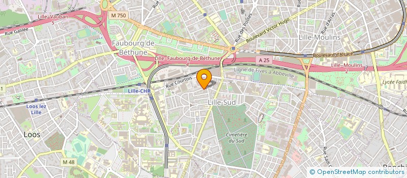 localisation de l'entreprise KERVELLA COUVERTURE  FACHES-THUMESNIL