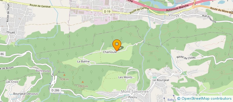 localisation de l'entreprise KERVELO à MONT-SAXONNEX