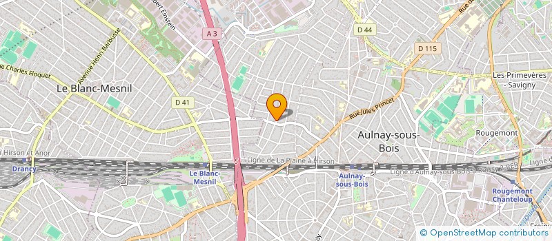 localisation de l'entreprise KERVEN à AULNAY-SOUS-BOIS