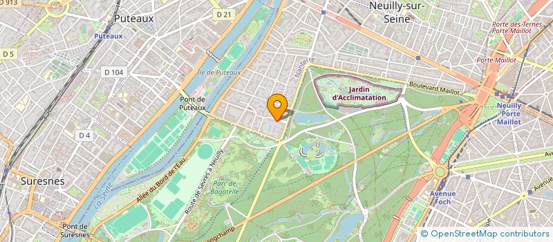 localisation de l'entreprise KERVEST à NEUILLY-SUR-SEINE