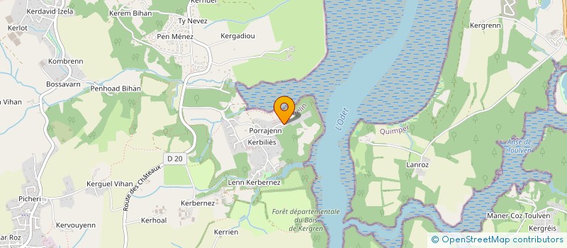 localisation de l'entreprise KERVI  PLOMELIN