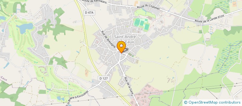 localisation de l'entreprise KERVRAZIC  SAINT-ANDRE-DES-EAUX