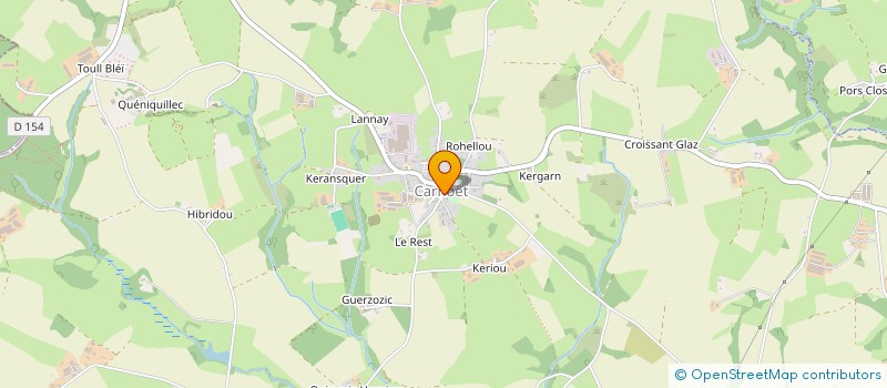 localisation de l'entreprise KERVREDIGEZH SANT GWELTAS - ASSOCIATION POUR LA CHAPELLE SAINT GILDAS  CARNOET