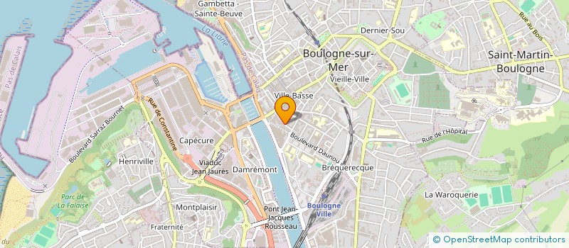 localisation de l'entreprise KERWAN  BOULOGNE-SUR-MER