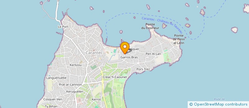 localisation de l'entreprise KERYJO  CARANTEC