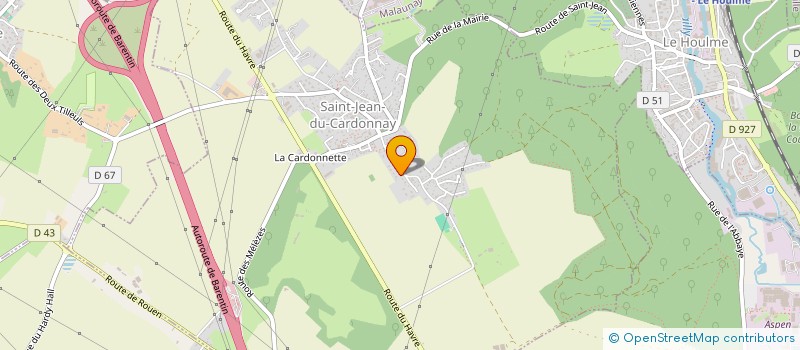 localisation de l'entreprise KERYMMO  SAINT-JEAN-DU-CARDONNAY