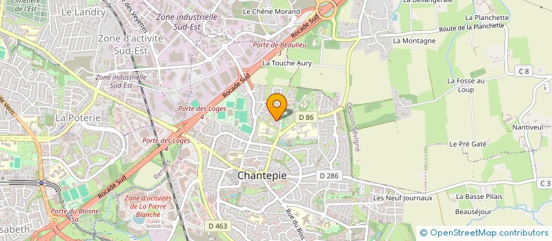 localisation de l'entreprise KERYNO  CHANTEPIE