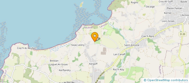 localisation de l'entreprise KERZEN  PLEUBIAN