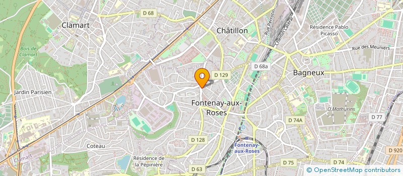 localisation de l'entreprise KERZREHO COURTAGE EST à FONTENAY-AUX-ROSES