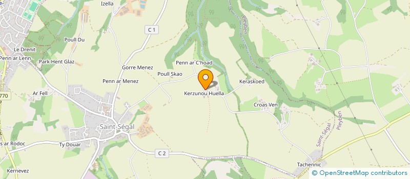 localisation de l'entreprise KERZUNOU  SAINT-SEGAL