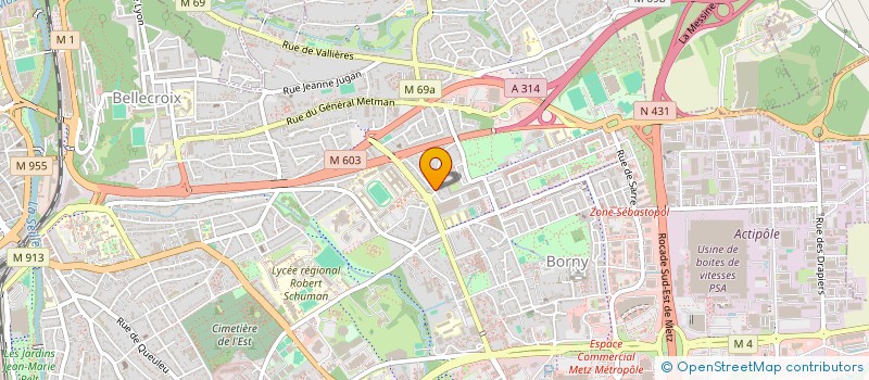 localisation de l'entreprise KES BAT  METZ