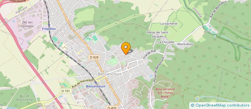 localisation de l'entreprise KESA  BESSANCOURT