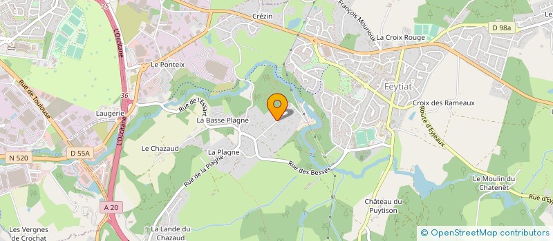 localisation de l'entreprise KESACO à LIMOGES