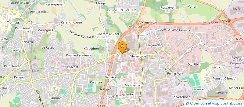localisation de l'entreprise KESAGO à BREST