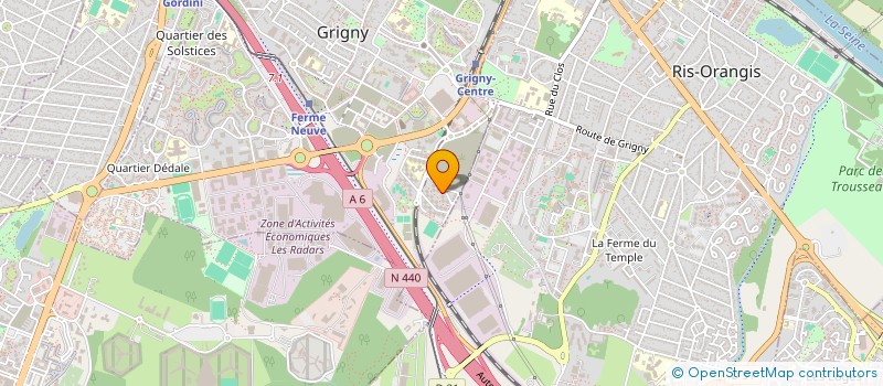localisation de l'entreprise KESCINK à GRIGNY