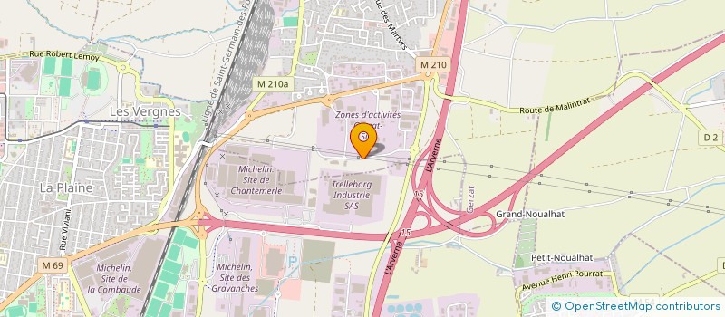 localisation de l'entreprise KESER  GERZAT