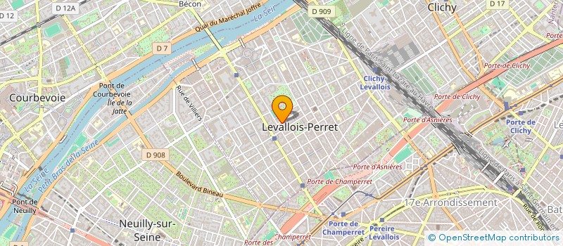 localisation de l'entreprise KESERYS à LEVALLOIS-PERRET
