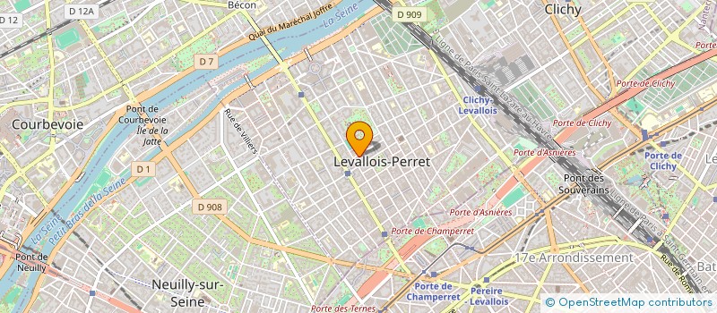 localisation de l'entreprise KESERYS HORIZON à LEVALLOIS-PERRET