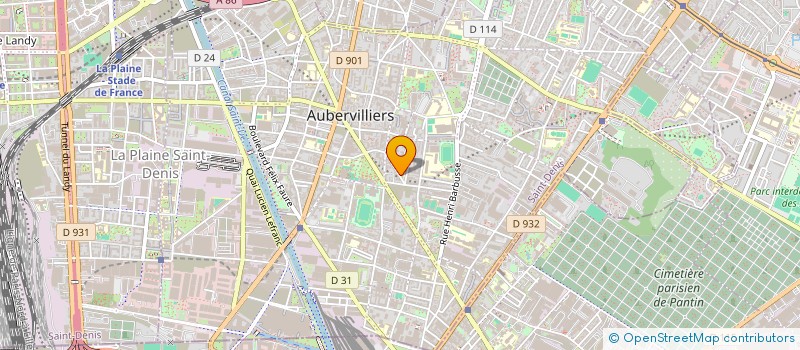 localisation de l'entreprise KESHER FORMATION à AUBERVILLIERS